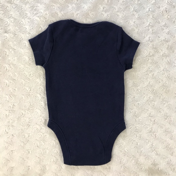 Old Navy World Peas Bodysuit 3-6 Months Blue Green - Picture 4 of 4